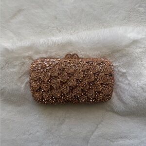 BNWT Bijoux Bijoux Peach Clutch Bag